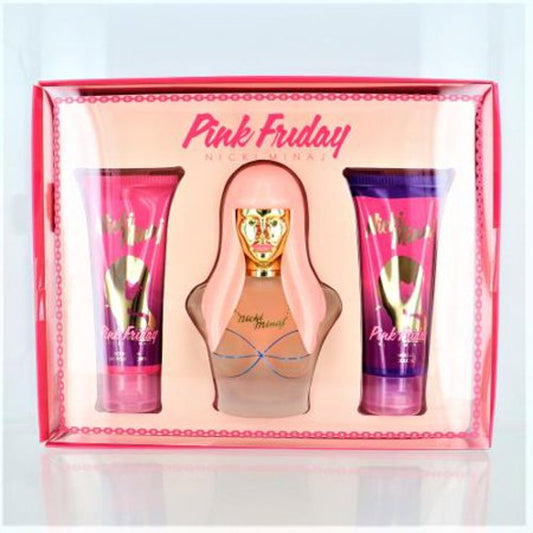 Nicki Minaj - Pink Friday 3Pc Set Edp Body Lotion & Shower Gel ( W ) 3.4 Oz