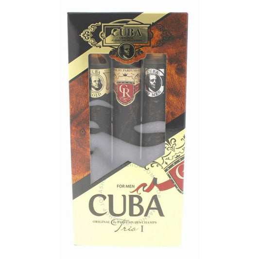 Cuba - Trio 1 ( Cuba Gold, Cuba Royal, Cuba Vip ) 3Pc Set ( M ) 3.4 Oz