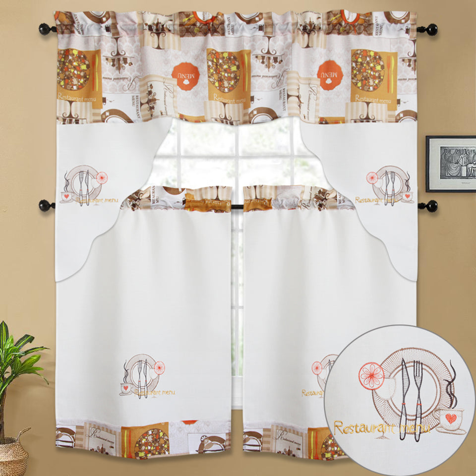 Bt592-Kitchen Curtain Set