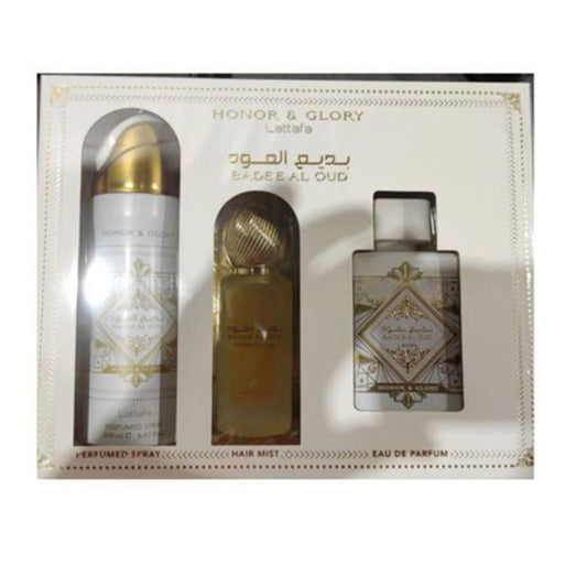 Lattafa - Badee Al Oud Honor And Glory 3Pc Set ( W )