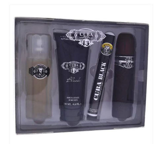 Cuba - Black 4Pc Set ( M ) 4.2 Oz