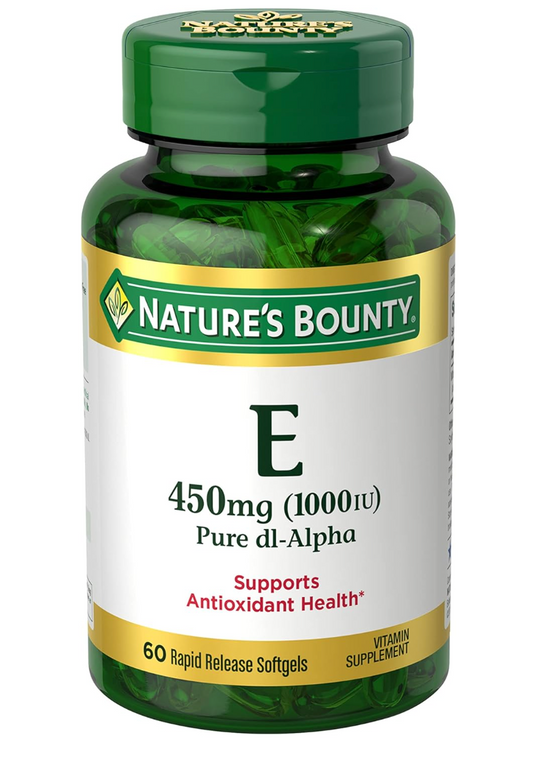 Nature's Bounty Vitamin E 1000 IU Softgels