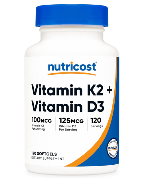 Nutricost Vitamin K2 + D3
