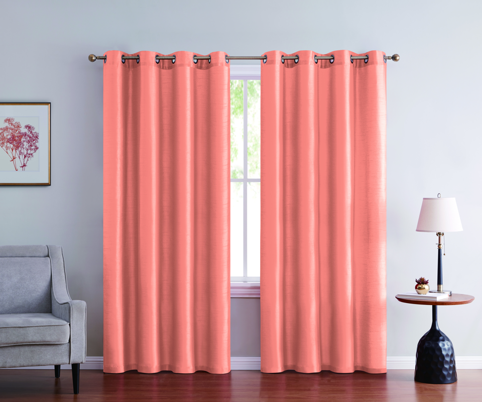 4002-84 ALEXANDRA FAUX SILK GROMMET PANEL 55*84" reorder