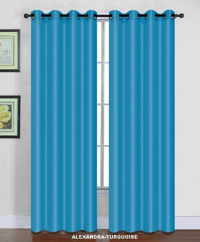 4002-84 ALEXANDRA FAUX SILK GROMMET PANEL 55*84" reorder