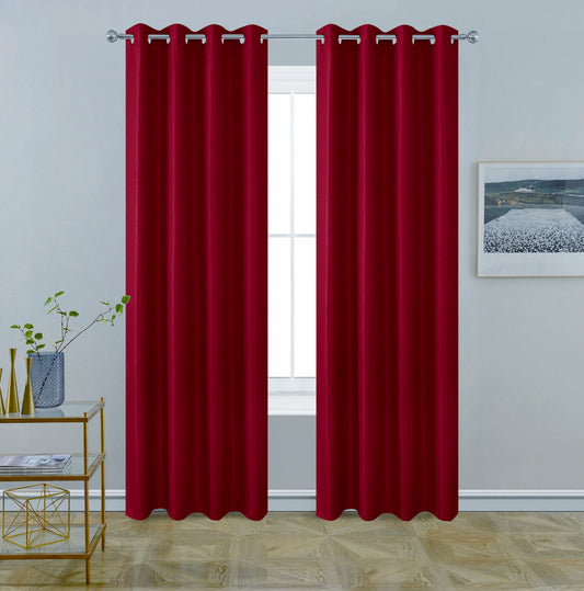 BT256-63 NATHAN JACQUARD WINDOW CURTAIN WITH FOAM BACKING 54X63IN