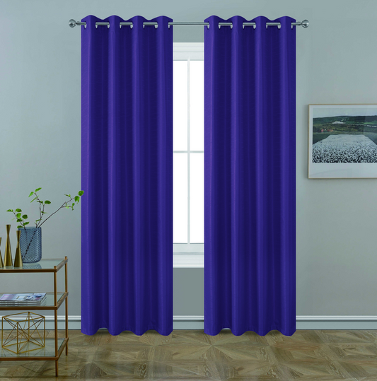 BT256-84 NATHAN JACQUARD WINDOW CURTAIN WITH FOAM BACKING 54X84IN