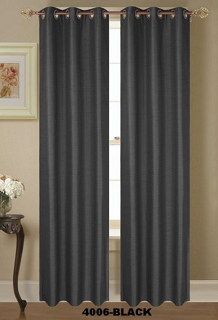 4006-63 DESTINY 2PC FAUX SILK BLACKOUT 37*63"*2