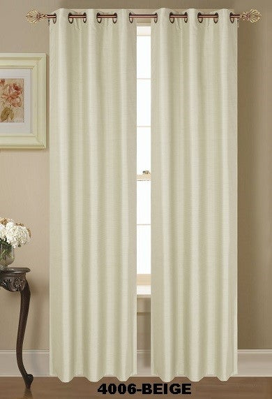 4006-84 DESTINY 2PC FAUX SILK BLACKOUT 37*84"*2