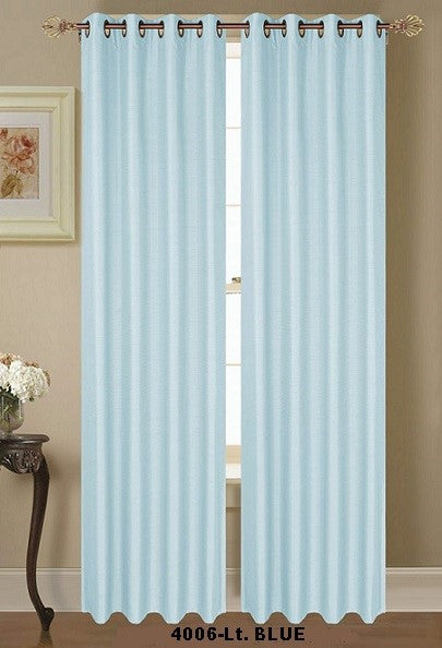 4006-84 DESTINY 2PC FAUX SILK BLACKOUT 37*84"*2