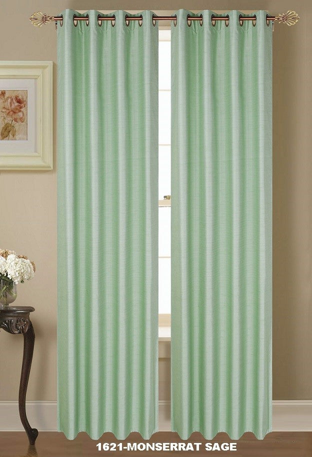 4006-84 DESTINY 2PC FAUX SILK BLACKOUT 37*84"*2