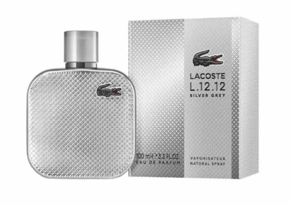 LACOSTE - L.12.12 SILVER GREY EDT ( M ) 3.4 OZ