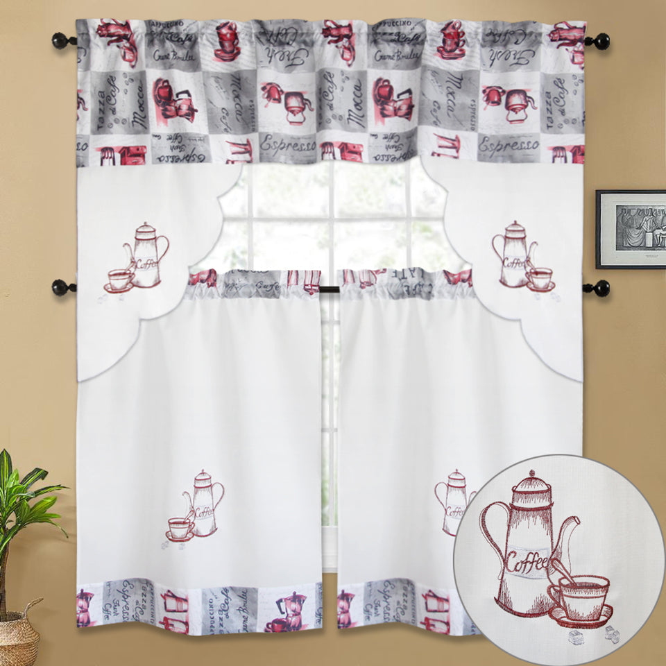 Bt592-Kitchen Curtain Set
