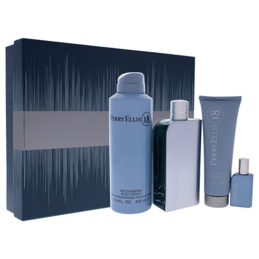 Perry Ellis - 18 4Pc Set Edt ( M ) 3.4 Oz
