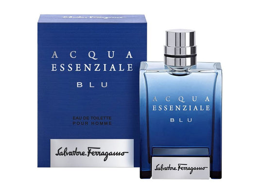 Salvatore Ferragamo - Acqua Essenziale Blu Edt 3Pc Set Edt ( M ) 3.4 Oz