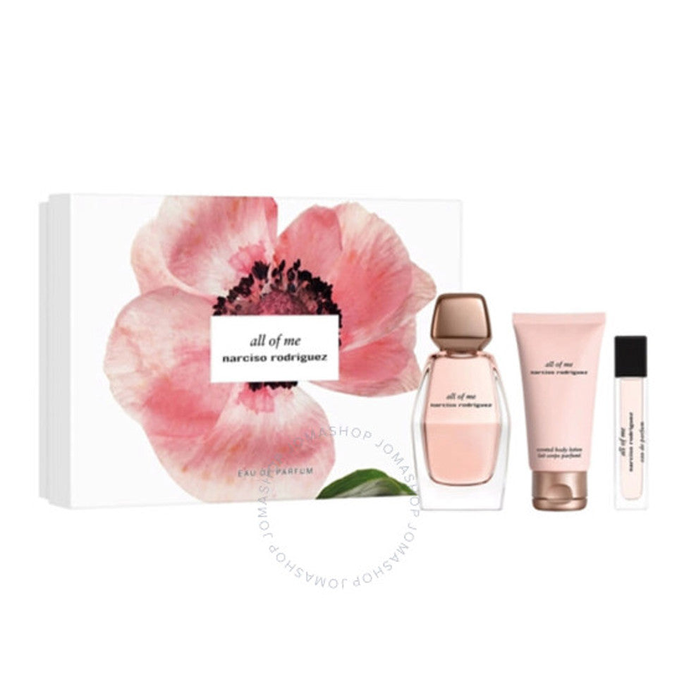 Narciso Rodriguez - All Of Me ( 3.3 Edp + 10Ml Edp + 1.6 Bl ) 3Pc Set ( W ) 3.3 Oz