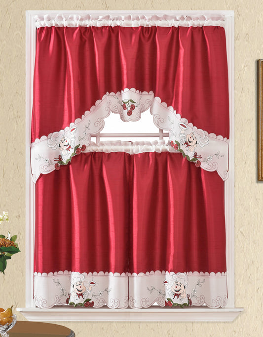 BT338- POLYESTER KITCHEN CURTAIN