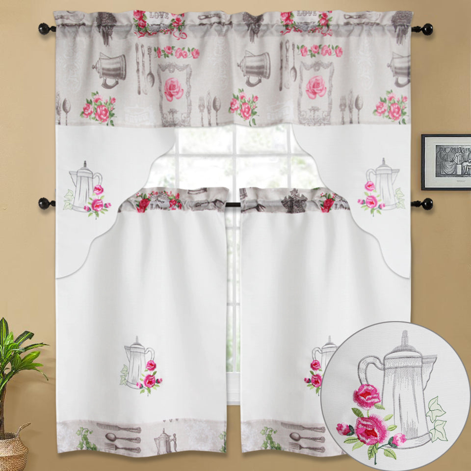 Bt592-Kitchen Curtain Set