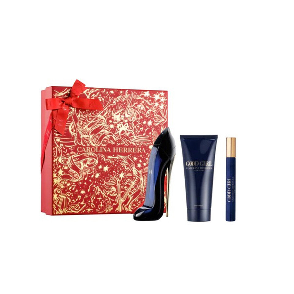 CAROLINA HERRERA - GOOD GIRL 3PC SET ( 2.7 EDP + 3.4 BL + 10ML EDP ) ( W )