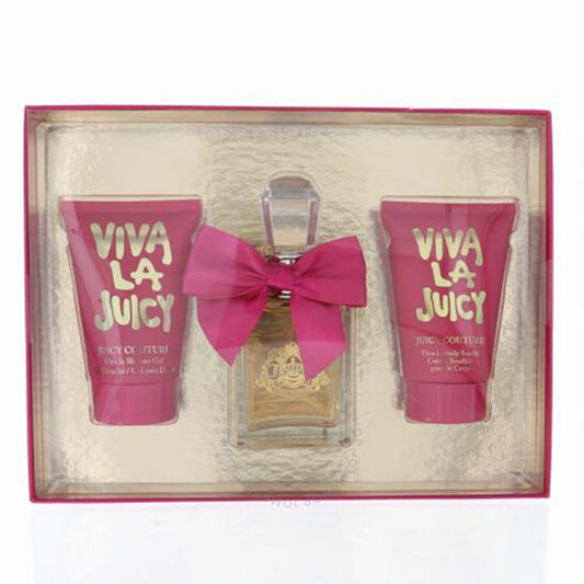 Juicy Couture - Viva La Juicy 3Pc Set ( 4.2 Bl + 4.2 Sg + 3.4 Edt ) ( W )