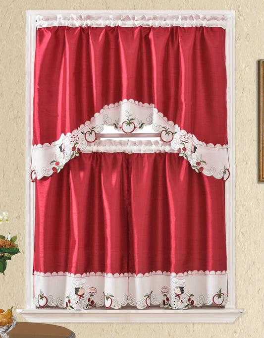 BT342- POLYESTER KITCHEN CURTAIN