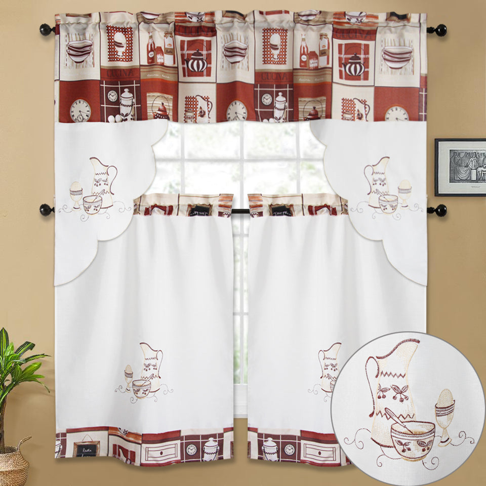 Bt592-Kitchen Curtain Set