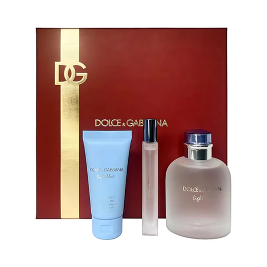 Dolce & Gabbana - Light Blue 3Pc Set ( M ) 4.2 Oz