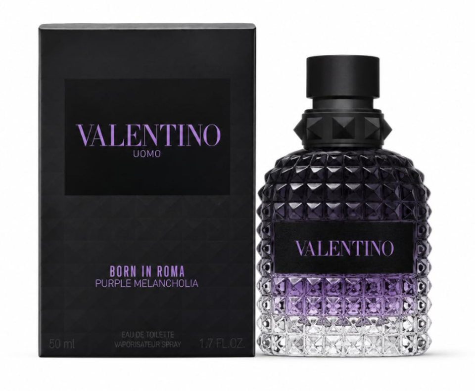 VALENTINO BEAUTY - UOMO BORN IN ROMA PURPLE MELANCHOLIA EDT ( M ) 1.7 OZ