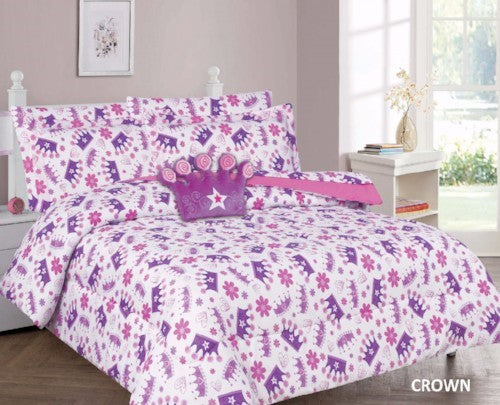 8Pc Full Comforter Set W/Toy