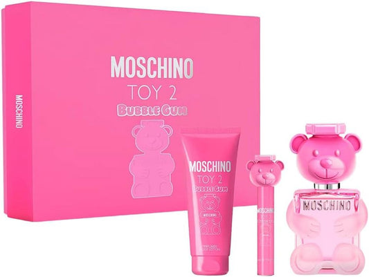 Moschino - Toy 2 Bubble Gum 3Pc Set 3.4 Oz Body Lotion 10Ml Edt ( W ) 3.4 Oz