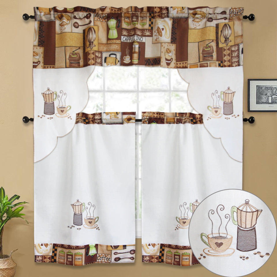 Bt592-Kitchen Curtain Set