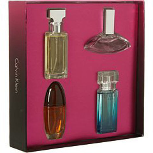 Calvin Klein - Ck-Obsession+ Ck-Eternity+ Ck-One + Ck-Escape 4Pc Set ( W ) 0.50 Oz