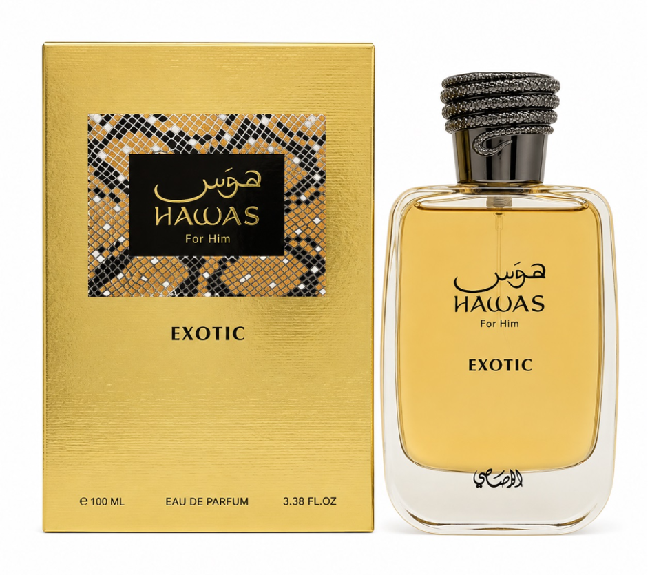 RASASI - HAWAS EXOTIC FOR HIM EDP ( M ) 3.4 OZ
