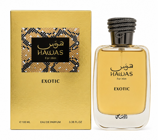 RASASI - HAWAS EXOTIC FOR HIM EDP ( M ) 3.4 OZ