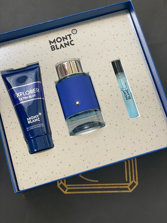 Mont Blanc - Explorer Ultra Blue 3Pc Set ( M ) 3.3 Oz