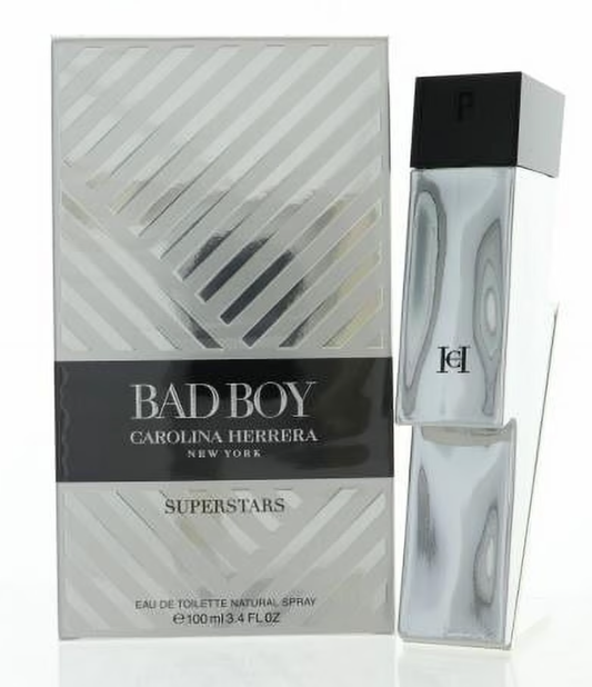 CAROLINA HERRERA - BAD BOY SUPERSTARS EDT ( M ) 3.4 OZ