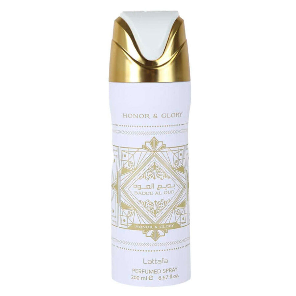 Lattafa - Badee Al Oud Honor & Glory White Body Spray ( W ) 6.7 Oz
