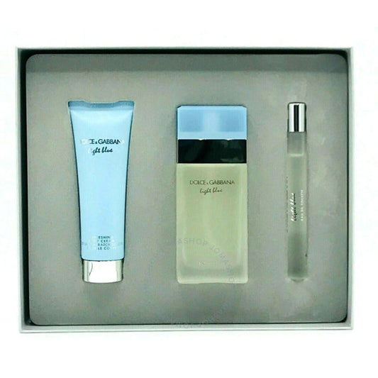 Dolce & Gabbana - Light Blue 3Pc Set ( 3.3 Edt + 1.6 Bl + 0.33 Edt ) ( W )