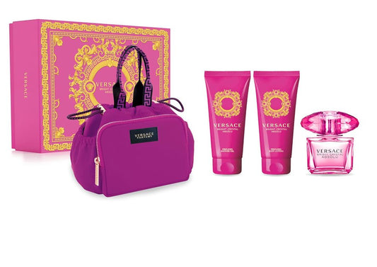 Versace - Bright Crystal Absolute 4Pc Set S/G, B/L, Make Up ( W ) 3.0 Oz