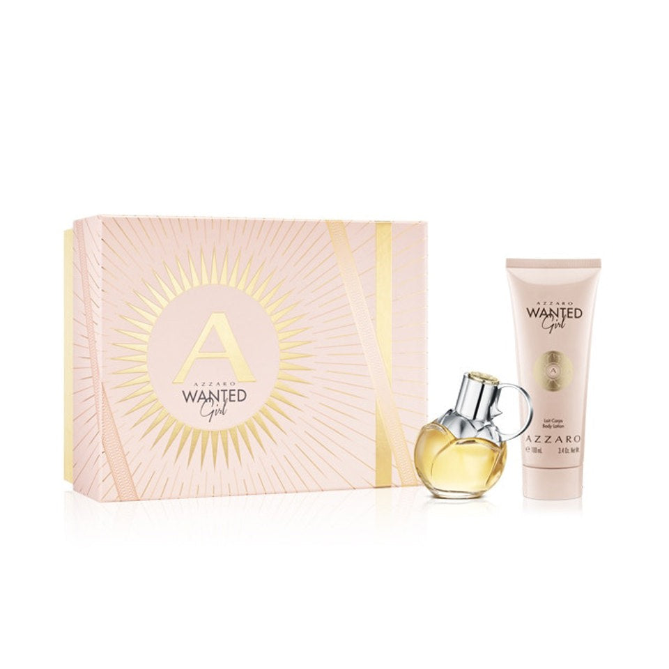 Azzaro - Wanted Girl 2Pc Set Edp Body Lotion 3.4 Oz ( W ) 1.0 Oz