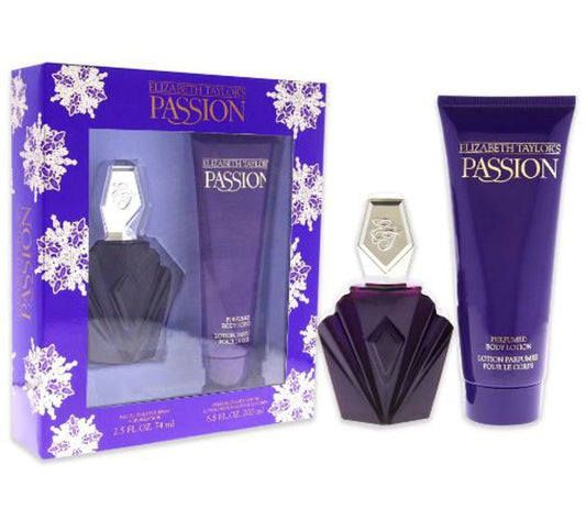 Elizabeth Taylor - Passion 2Pc Set Edt ( W ) 2.5 Oz