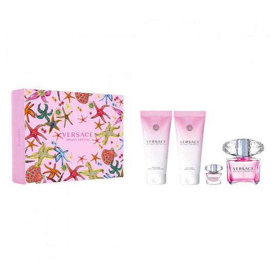 Versace - Bright Crystal 4Pc Set ( W ) 3.4 Oz