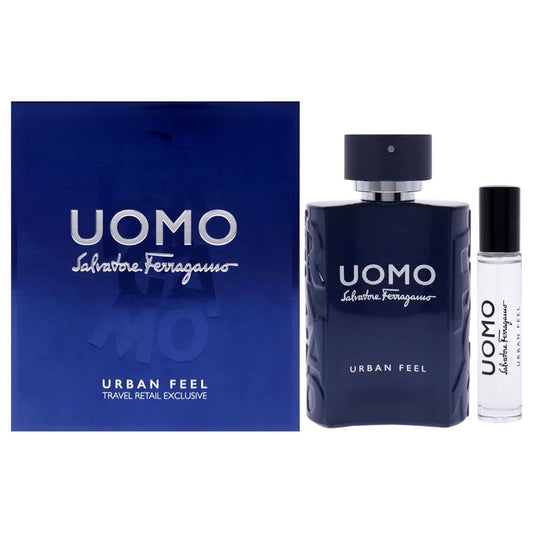 Salvatore Ferragamo - Uomo Urban Feel Travel 2Pc Set Edt ( M ) 3.4 Oz