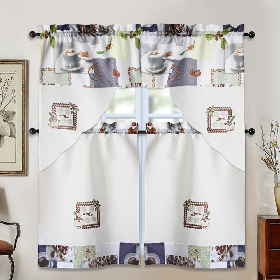 Bt592-Kitchen Curtain Set