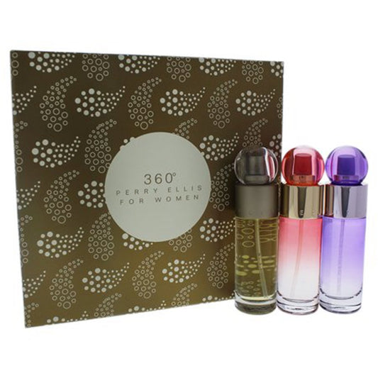Perry Ellis - 360 Trio 3Pc Set Regular, Coral, Purple ( W ) 1 Oz