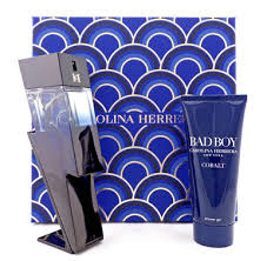 Carolina Herrera - Bad Boy Cobalt + 3.4 Sg 2Pc Set Edp ( M ) 3.4 Oz