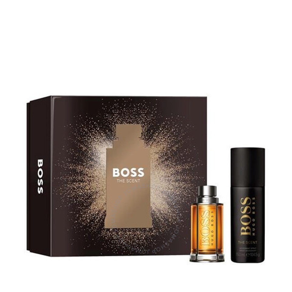 Hugo Boss - The Scent ( 1.6 Edt + 100Ml Deo ) 2Pc Set  ( M )