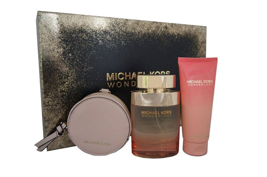 Michael Kors - Wonderlust Edp 3.4 Oz + 3.4 Oz Bl + Round Purse 3Pc Set ( W )