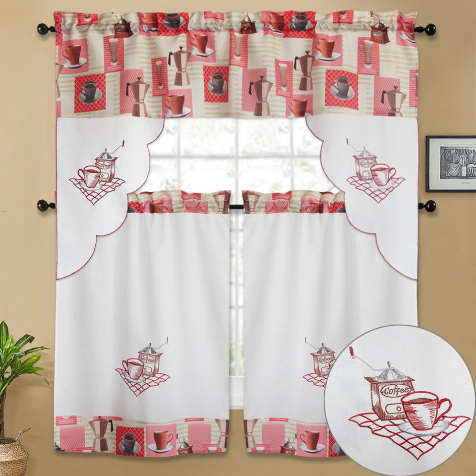 Bt592-Kitchen Curtain Set