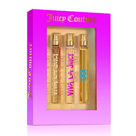 Juicy Couture - ( Rollerball Set: Viva La Juicy 0.33 Eau De Parfum Spray + Gold Couture 0.33 Eau De Parfum Spray + 0.33 Oui Splash 0.33 Eau De Parfum Spray ) 3Pc Set ( W )